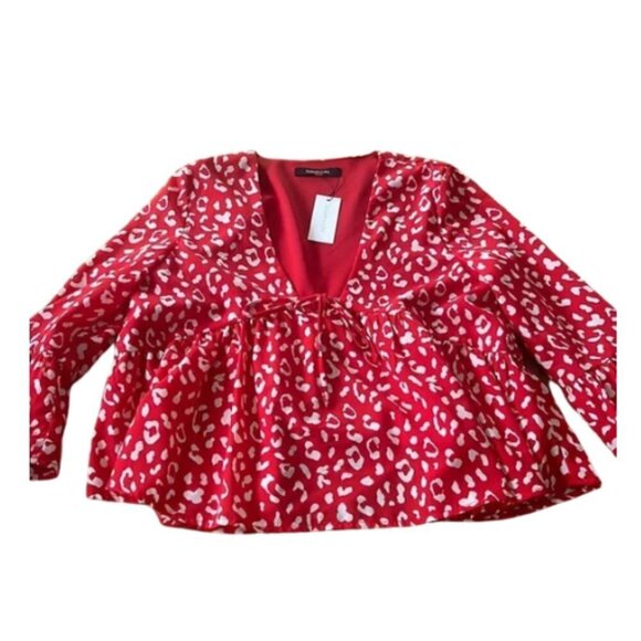 Sugar & Lipz Shirt (red)  new with tags - Picture 1 of 5